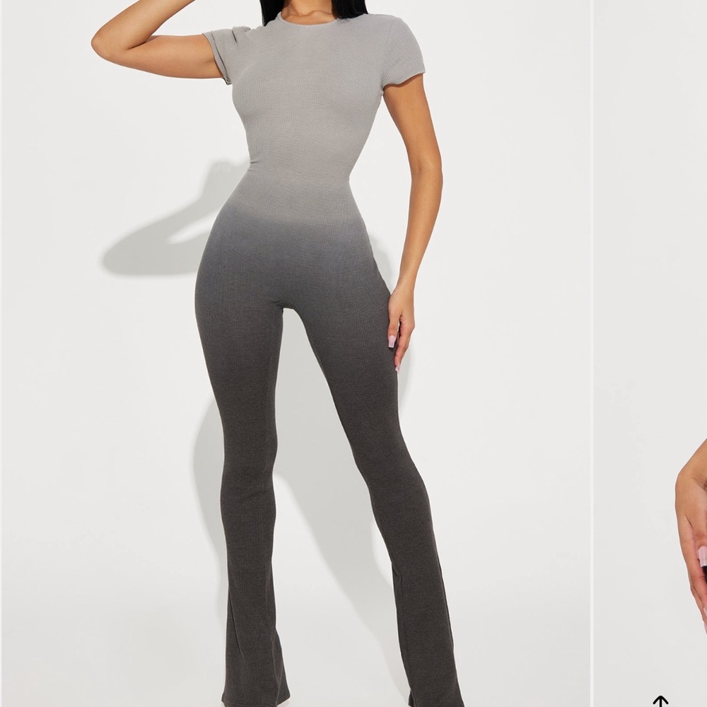 Ombre Jumpsuit - Gray
